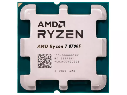 CPU AMD Ryzen 7 8700F  (4.1-5.0GHz, 8C/16T, L2 8MB, L3 16MB, 4nm, 65W), Socket AM5, TrayModelul pro