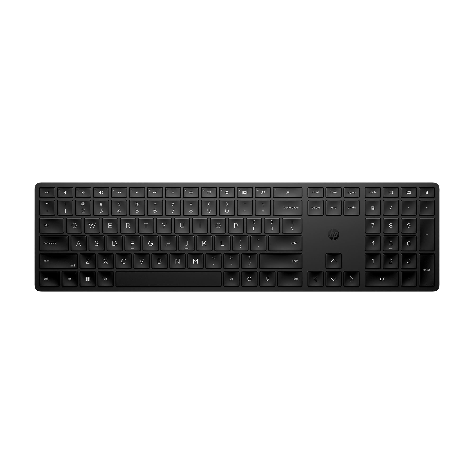 Wireless Keyboard HP 450, Full size 3-zone layout, Low profile key, Up to 20 progr. keys