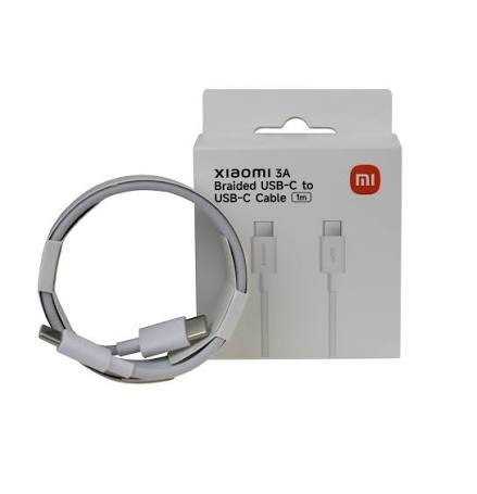 Cablu Xiaomi USB-C to USB-C / 60W / 3A / 1m / White