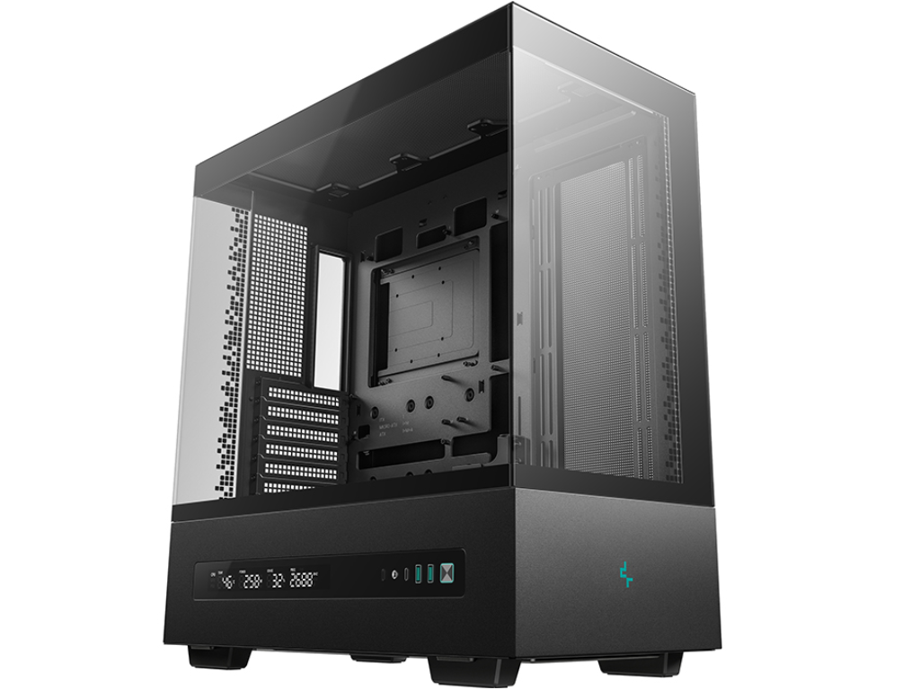 Case ATX Deepcool CH690 Digital, w/o PSU, 2xUSB3.0, 1XUSB-C, Tempered Glass, None Fans, 2x2.5', 1x3.
