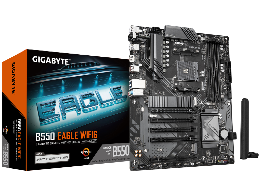 MB AM4 Gigabyte B550 EAGLE WIFI6  ATX  ATX Socket: AM4