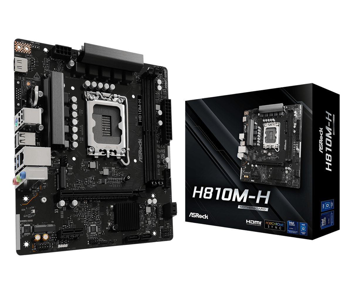 MB S1851 ASRock H810M-X mATX  Micro-ATX Socket: LGA1851