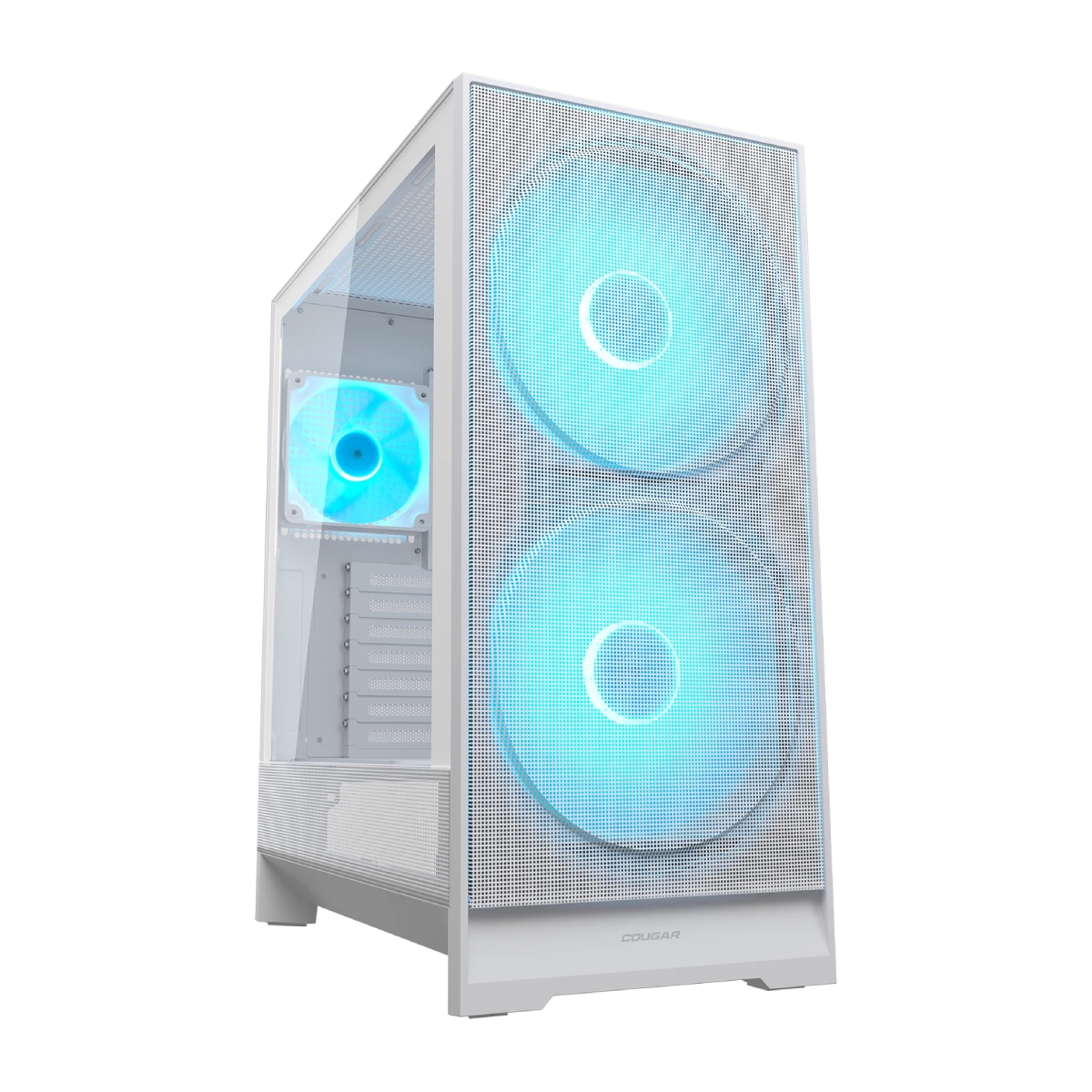 Case ATX Cougar Airface180 w/o PSU 2x180front 1x120rear PWM ARGB fans Tempered Glass, LED controller