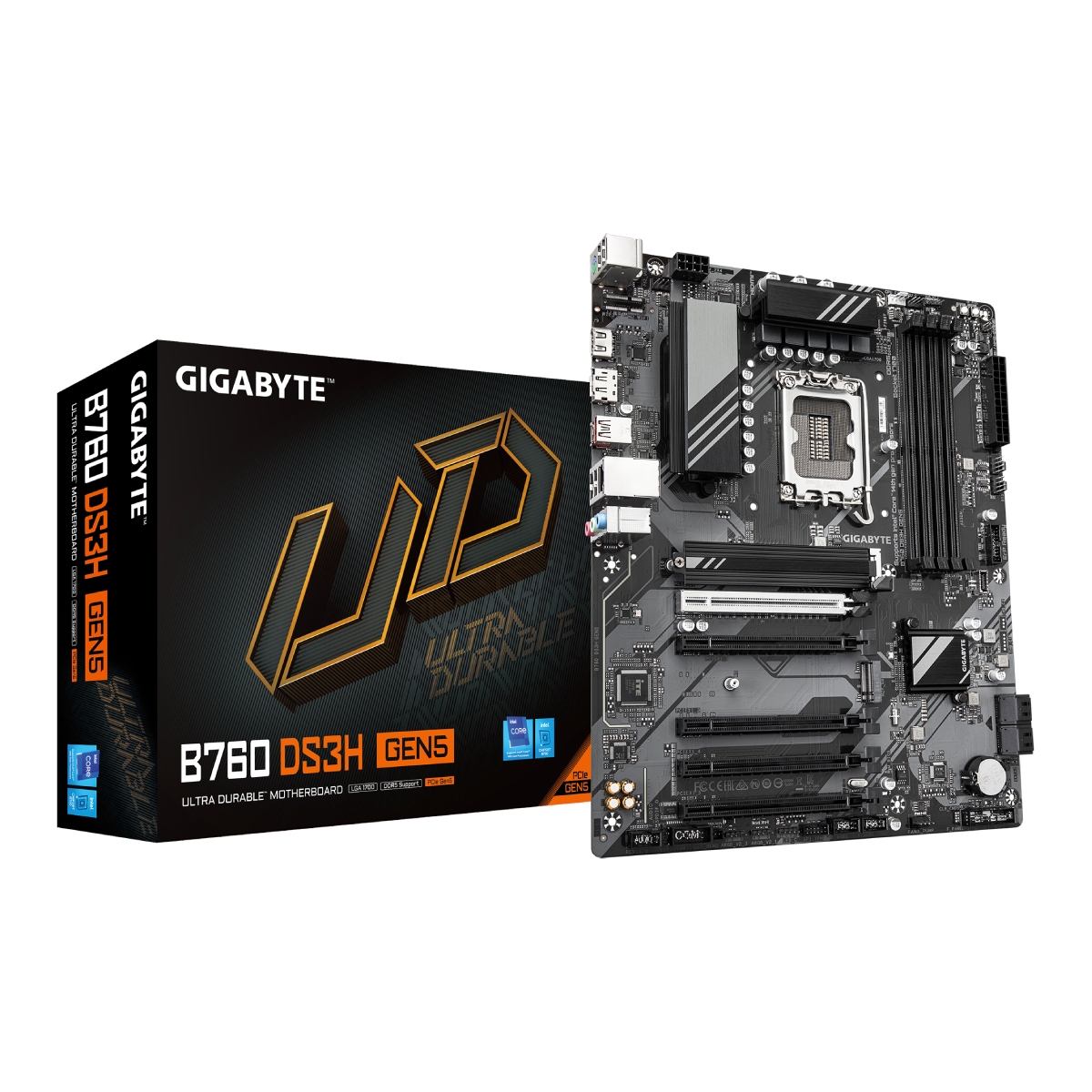 MB S1700 Gigabyte B760 DS3H GEN5  ATXFactor de forma a placii de baza:  ATX Socket:  LGA1700 Chip