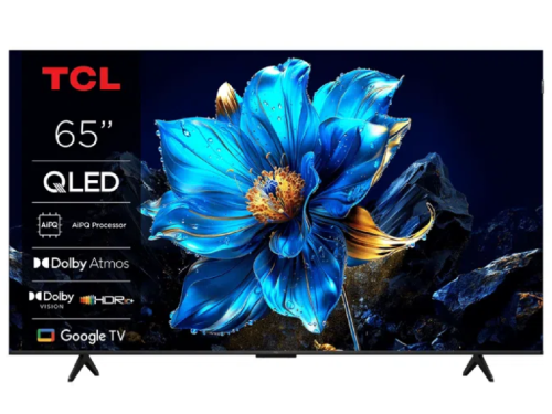65' LED SMART TV TCL 65T69C, QLED 4K UHD, Google TV, Black