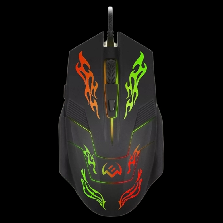 Gaming Mouse SVEN RX-G720, 1200-3200 dpi, 6 buttons, 109g., Ergonomic, Silent, Soft Touch, Backlight