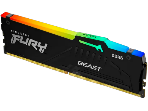 16GB DDR5-6000MHz  Kingston FURY Beast  RGB  (KF560C36BBE2A-16), CL36-44-44, 1.35V, AMD