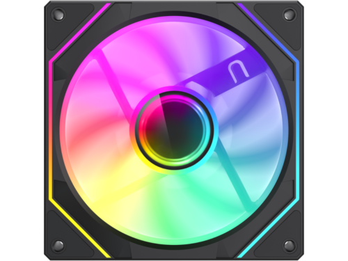 PC Case Fan GAMEMAX FN12A-S8I-R, Reversed, 120mm, ARGB, 24 LED, 9 blades, PWM, <31.21dB, 44.35 CFM