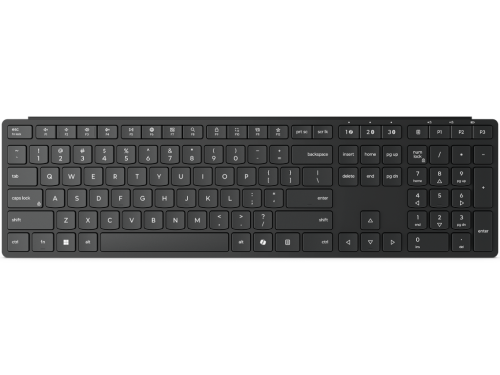 Wireless Keyboard Lenovo Pro 6000, 3-zone, Multi-device, Silent, Low-profile, Adjustable tilt leg