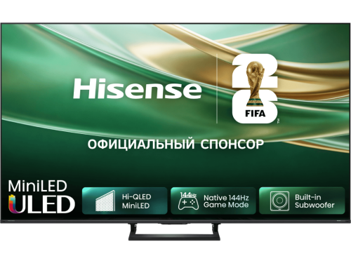 50' LED SMART TV Hisense 50E8S, Mini LED 4K UHD, VIDAA OS, Black