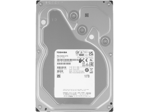 3.5 HDD 10.0TB-SATA-512MB  Toshiba Enterprise Capacity (MG10ADA10TE), CMR, 7200rpm, 2.0M (MTTF)