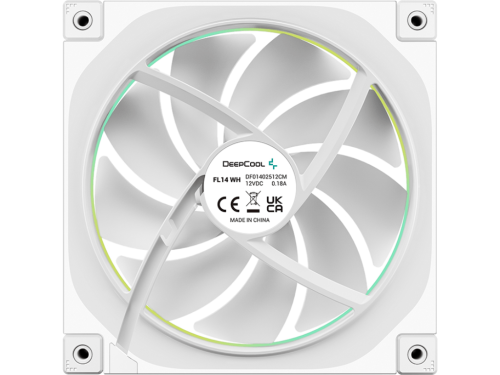 PC Case Fan Deepcool FL14 ARGB 140x140x25mm, 31.46 dB, 66,59CFM, 500-1700RPM, PWM, Hydro Bearing