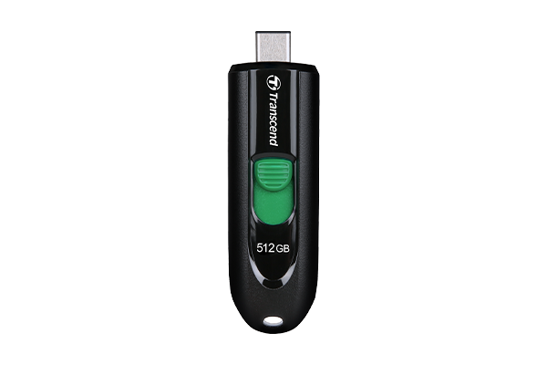 128GB USB-C Flash Drive Transcend JetFlash 790C, Black, Slider (USB 3.0 (5Gb/s), R/W90/45MB/s