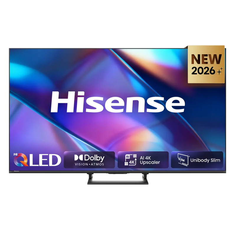 65' LED SMART TV Hisense 65A7S, QLED, 4K UHD, VIDAA OS, Black
