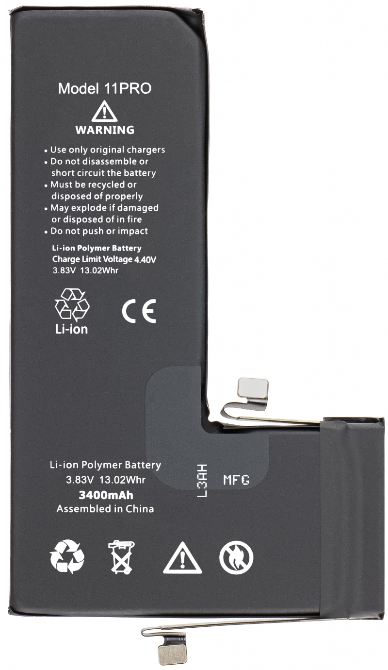 Battery for Apple iPhone 11 Pro / 3400mAh High Capacity