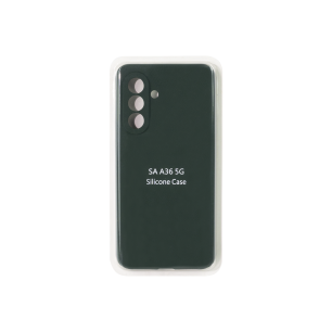 Накладка Full Silicone Case SAMSUNG A36 5G (22 / Dark Green)