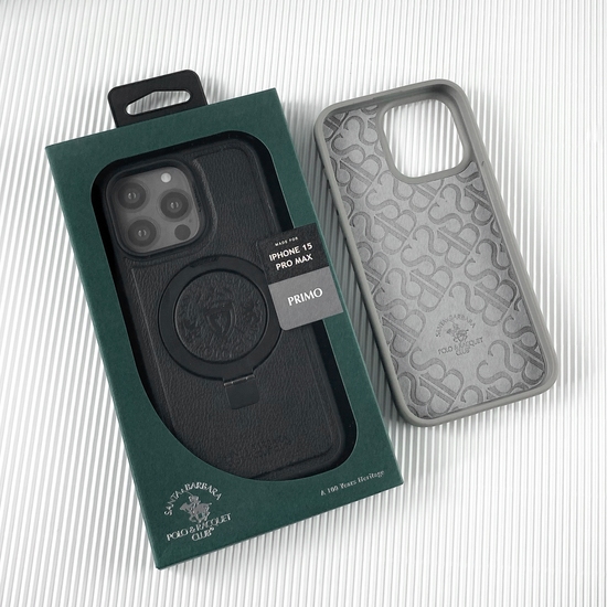 Polo Primo Case iPhone 15 Pro Max (Black)