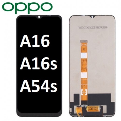 LCD OPPO A16 / A16s / A54s (2021) BLACK Original (Service packing)