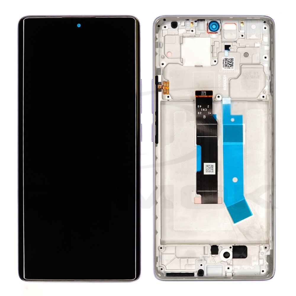 LCD XIAOMI REDMI NOTE 14 PRO (4G) PURPLE WITH FRAME ORIGINAL (SERVICE PACK)