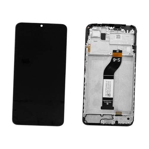 LCD XIAOMI REDMI 13C / POCO C65 BLACK WITH FRAME ORIGINAL (SERVICE PACK)