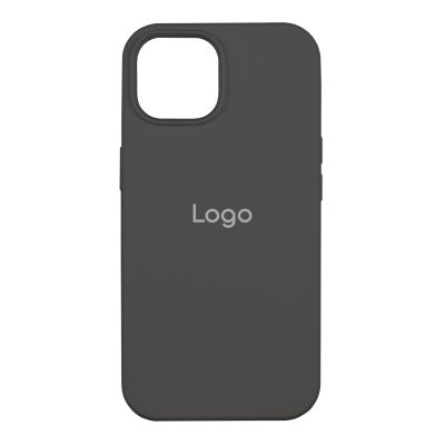 Чехол Silicone Case Full Size (AA) для iPhone 12/12 Pro (15.Dark grey)