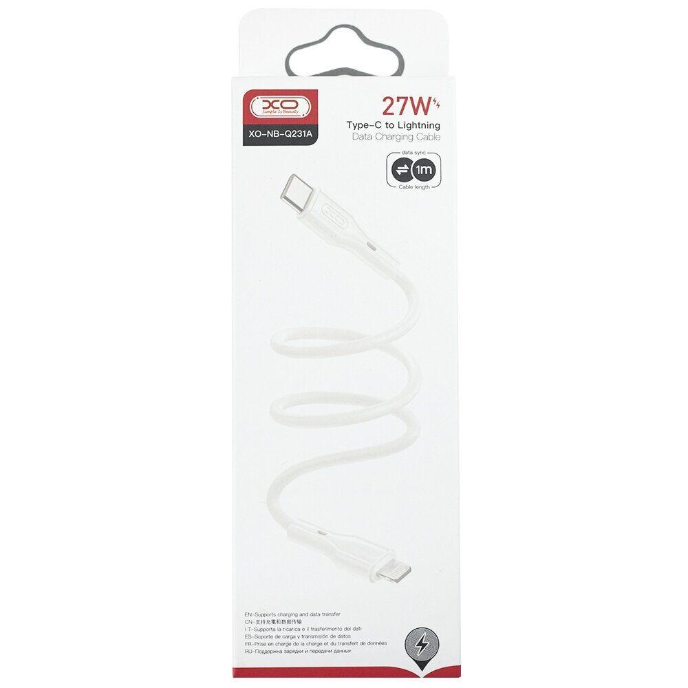 XO NBQ231A Rock Series Type-c to Lightning 27W Data Cable White