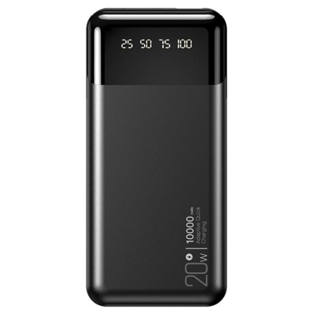 Power Bank XO PR191 20W fast charging (PD20W/QC18W) digital light display 10000mAh Black