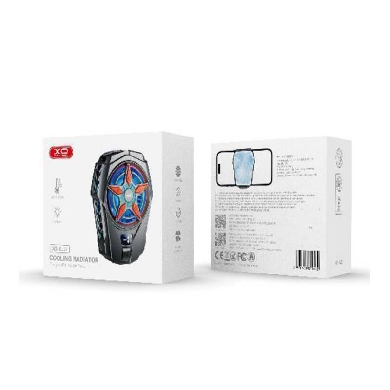 XO SL02 First and second gear function+radiator with temperature display Black