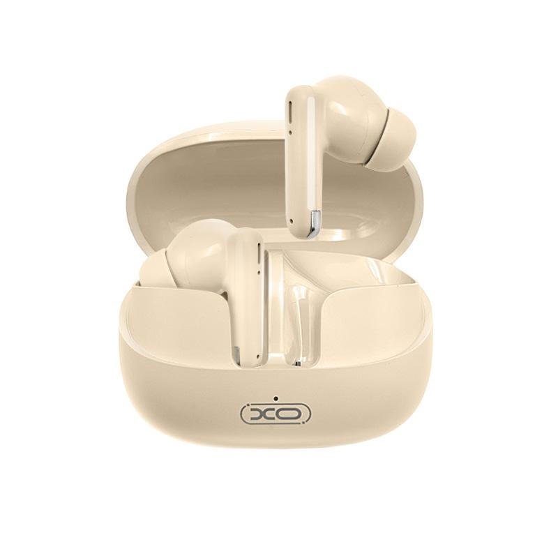 XO X34 Starry Sky Flip TWS Bluetooth Headset Beige