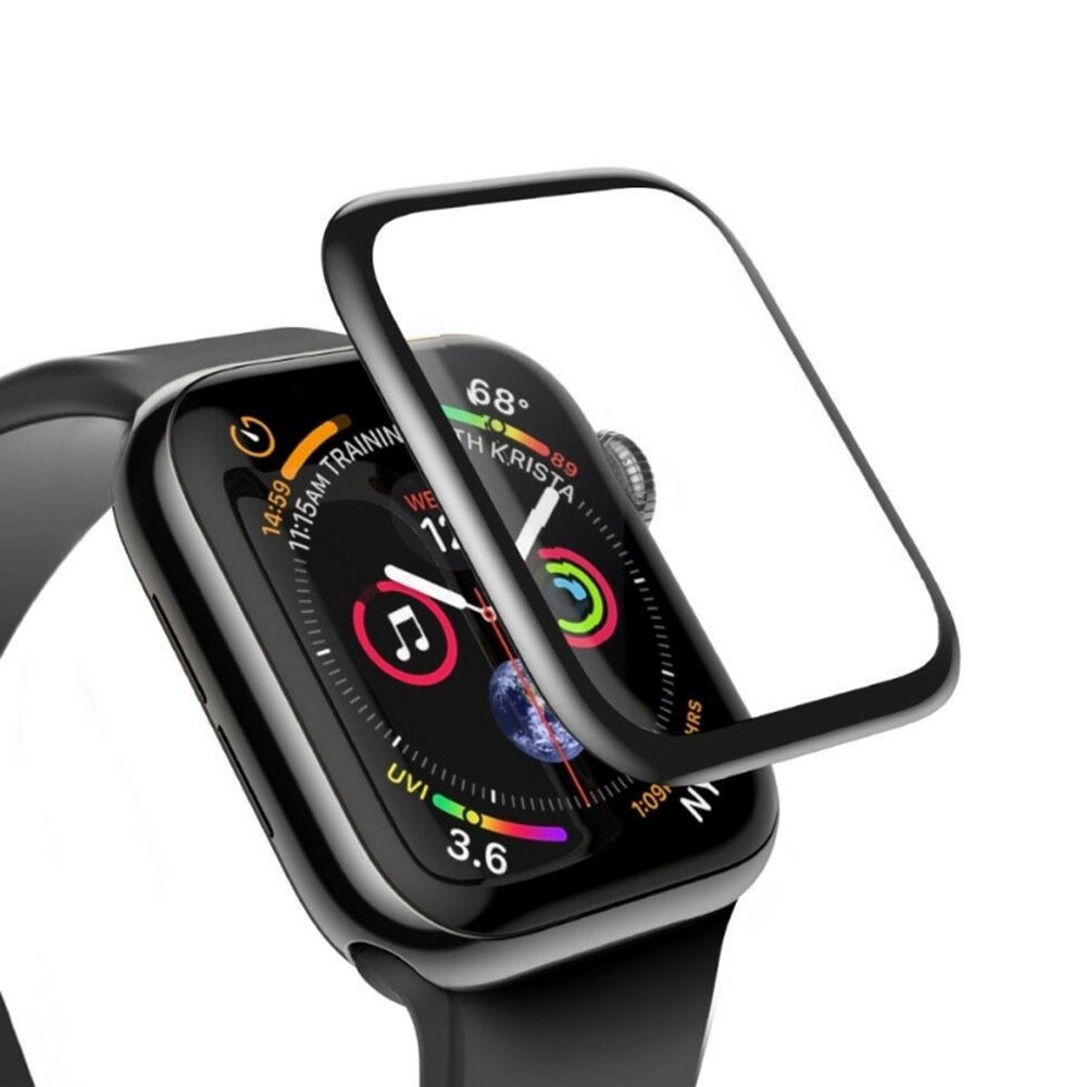 XO FP1 3D full curverd HD clear soft edge for iWatch 7 Black 45mm