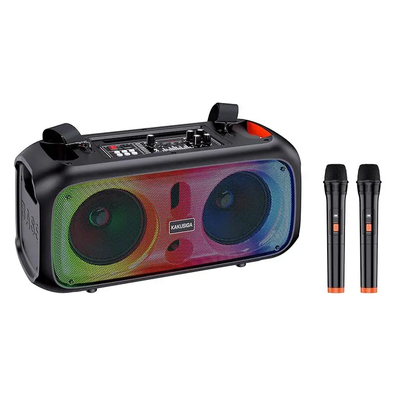 Kakusiga  KSC-1001 DIMAI flame lamp wireless speaker Black