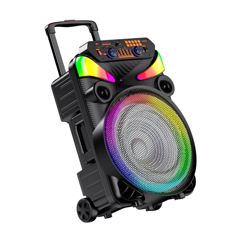 Kakusiga  KK-15101 YAOGUANG flame light wireless speaker Black