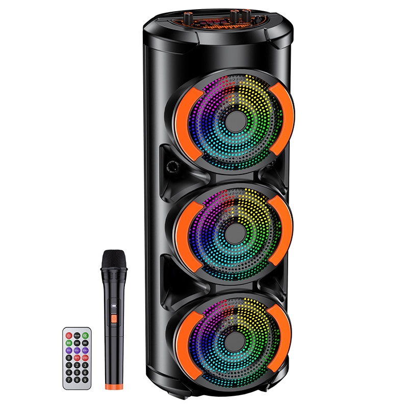 Kakusiga  KK-6301 LIUNIAN colorful wireless speaker Black