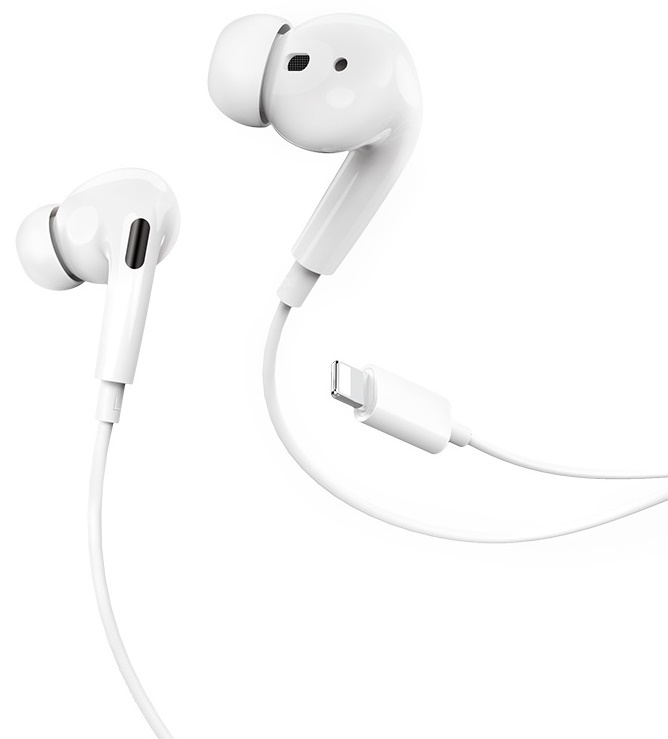 Наушники Hoco M1 Pro Lightning (Белый)