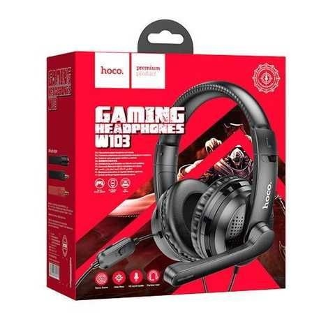 Hoco W103 Magic tour gaming headphones black