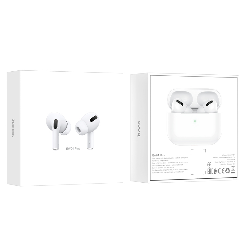 Hoco EW04 Plus True wireless BT headset white