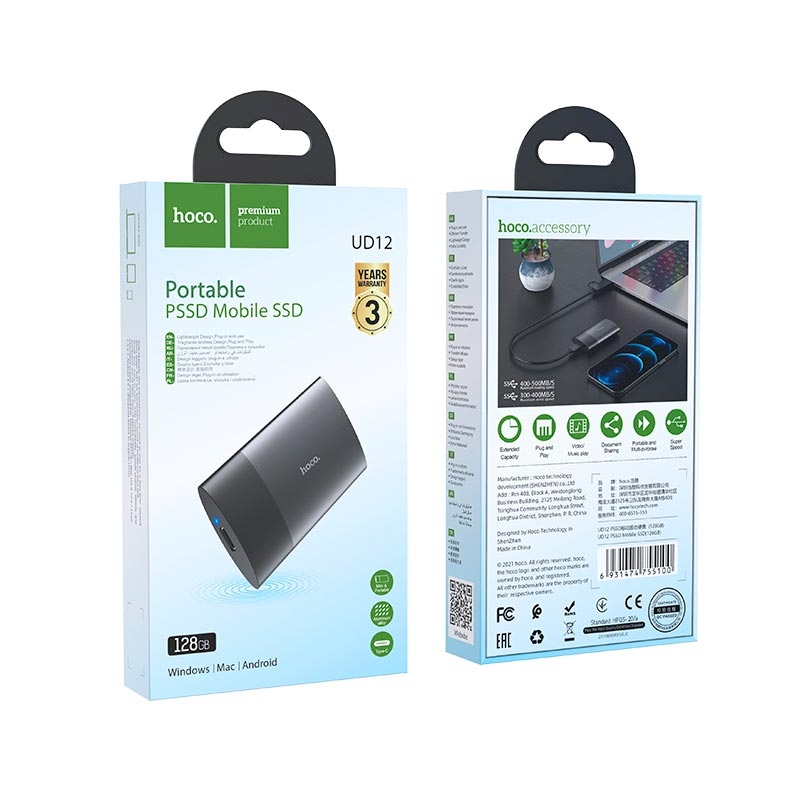 Hoco UD12 PSSD Mobile SSD(128GB)