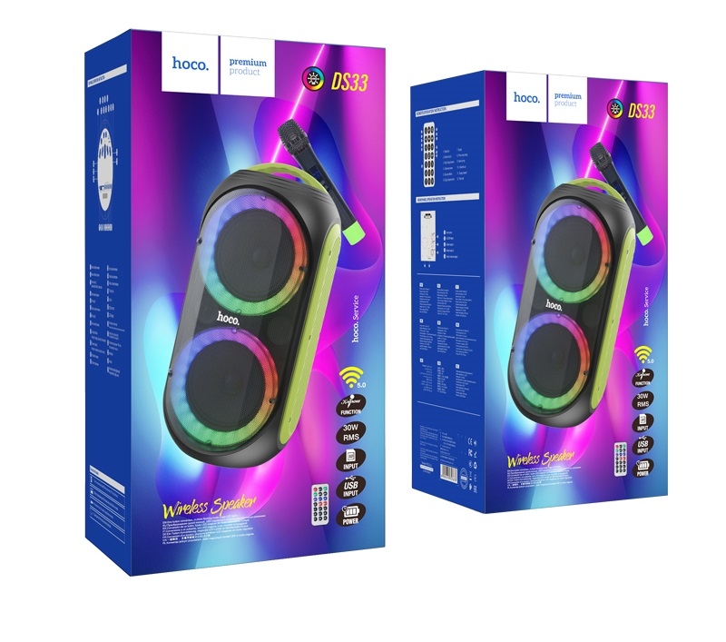 Boxa HOCO DS33 Wireless Portable Speaker Black