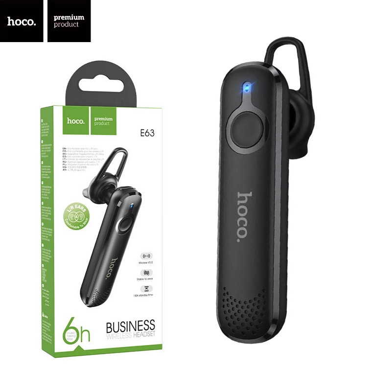 Hoco E63 Diamond business BT headset black