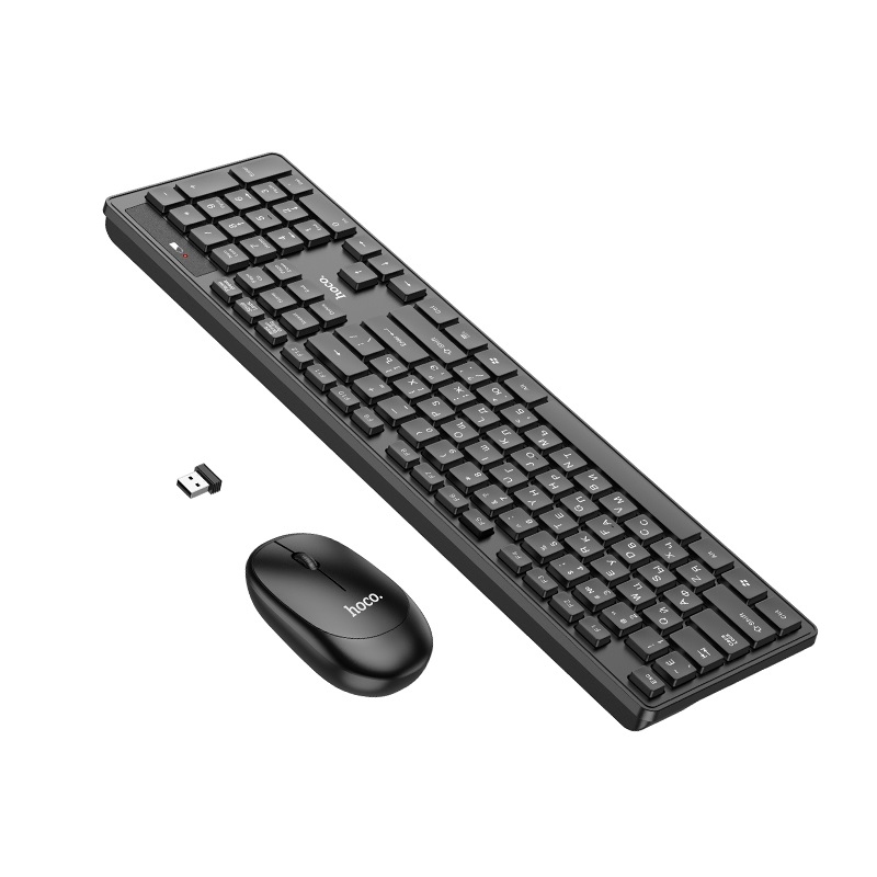 Hoco GM17 Wireless business keyboard and mouse set(Russian Version) black