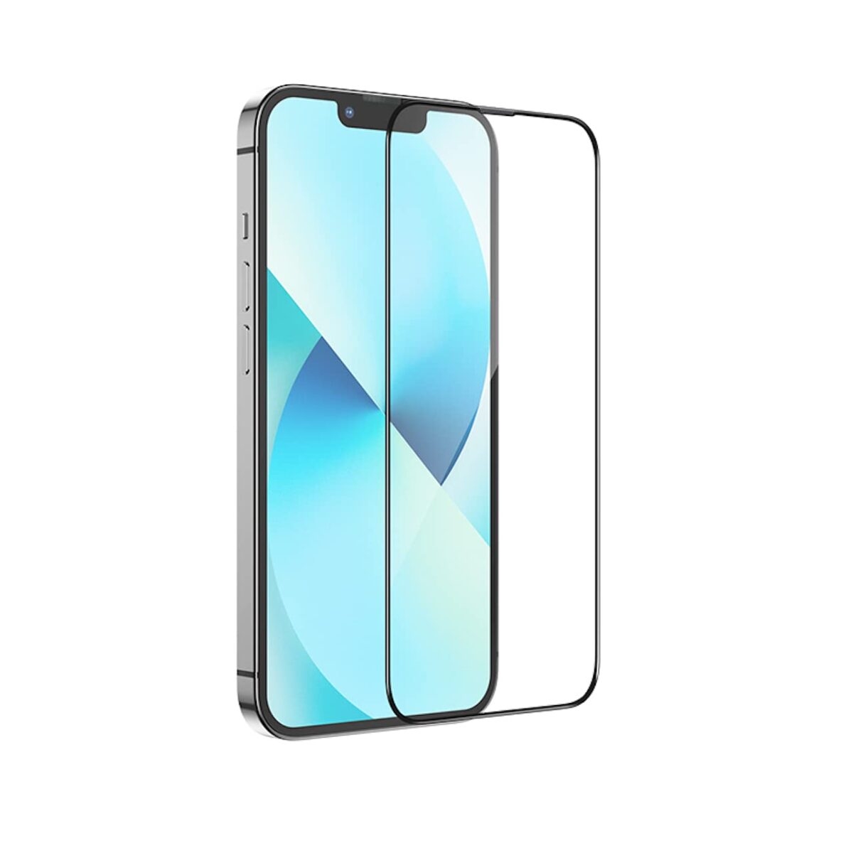 Hoco Full screen 3D large arc dustproof tempered glass for ip13 mini(A31) black