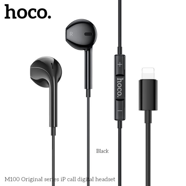Hoco M100 Original series iP call digital headset black