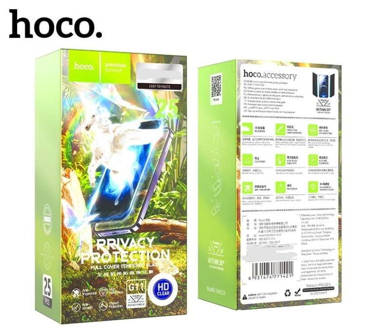 Hoco Full screen HD privacy protection tempered glass set for SAM A32(25PCS)(G11) black