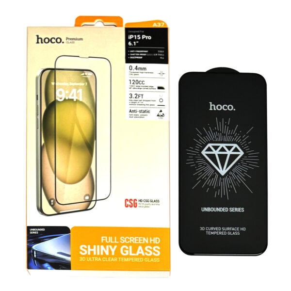 Hoco Full screen HD privacy protection tempered glass set for SAM A52(25PCS)(G11) black