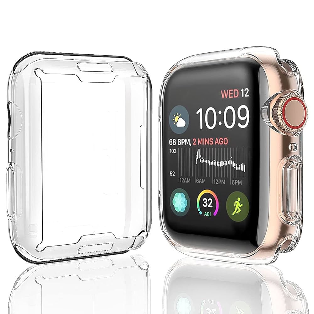 Hoco WS1 Light and transparent series all-Inclusive TPU protective casefor iWatch Series7/8(41mm) t