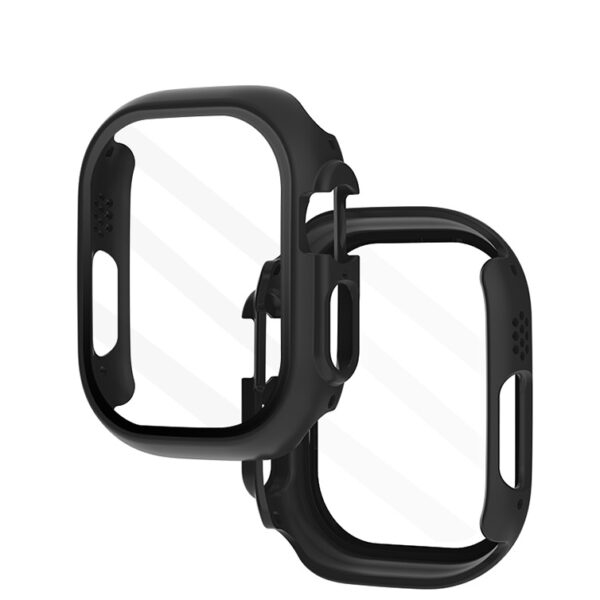 Hoco iWatch Ultra WS6 Shadow series film Integrated protective case(49mm) black