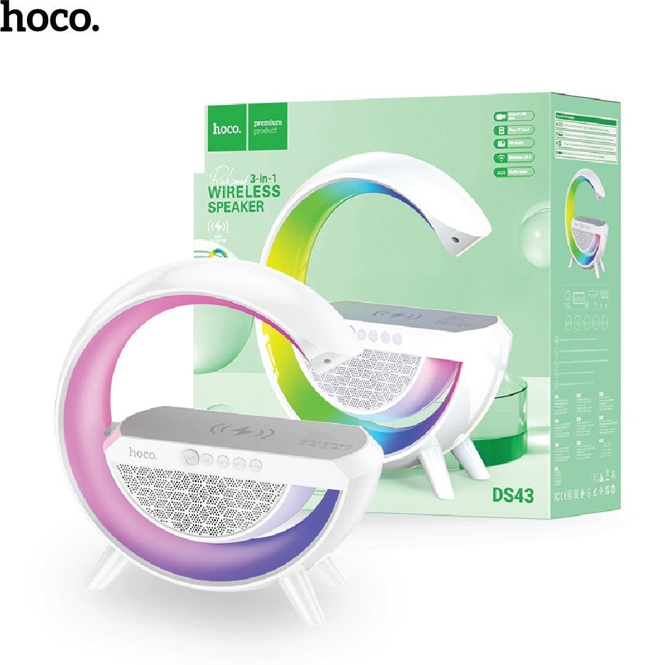 Hoco DS43 Big-G smart ambient light BT speaker white