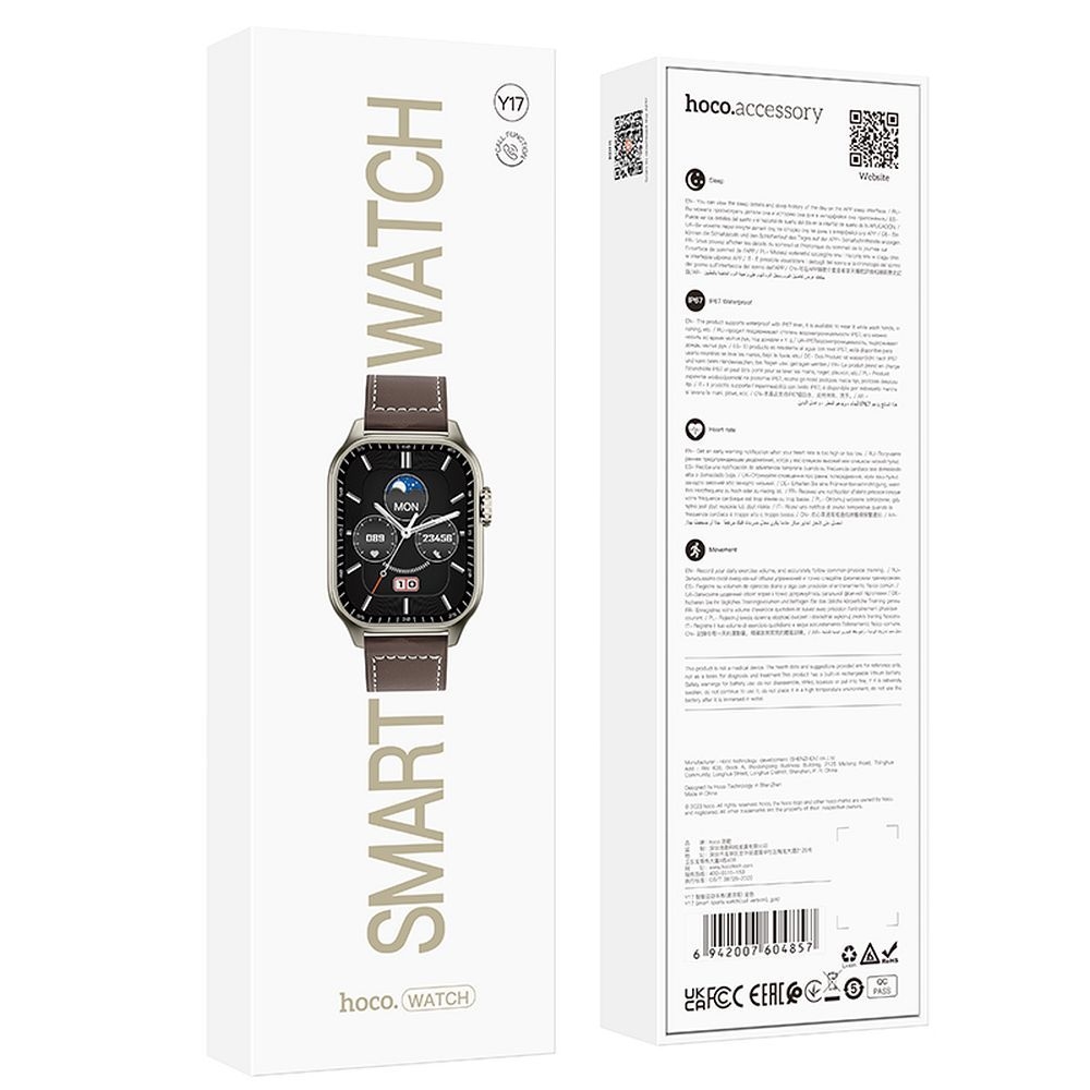 Y17 Smart sports watch(call version) silver