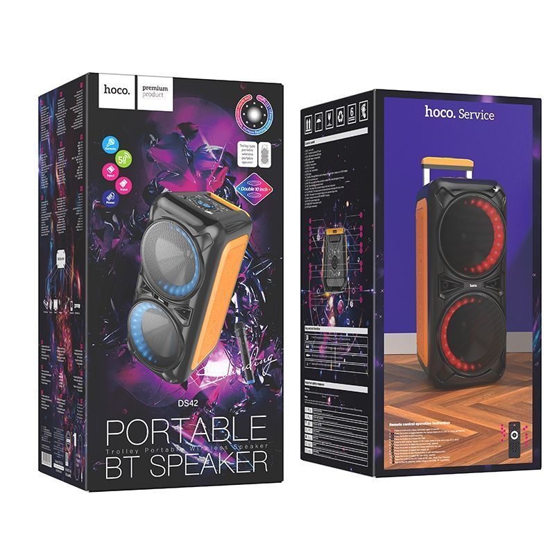 Hoco DS42 Plus Sounding portable BT speaker black