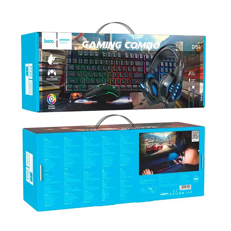 Hoco DI54 Luster keyboard mouse headset set(RU version) black